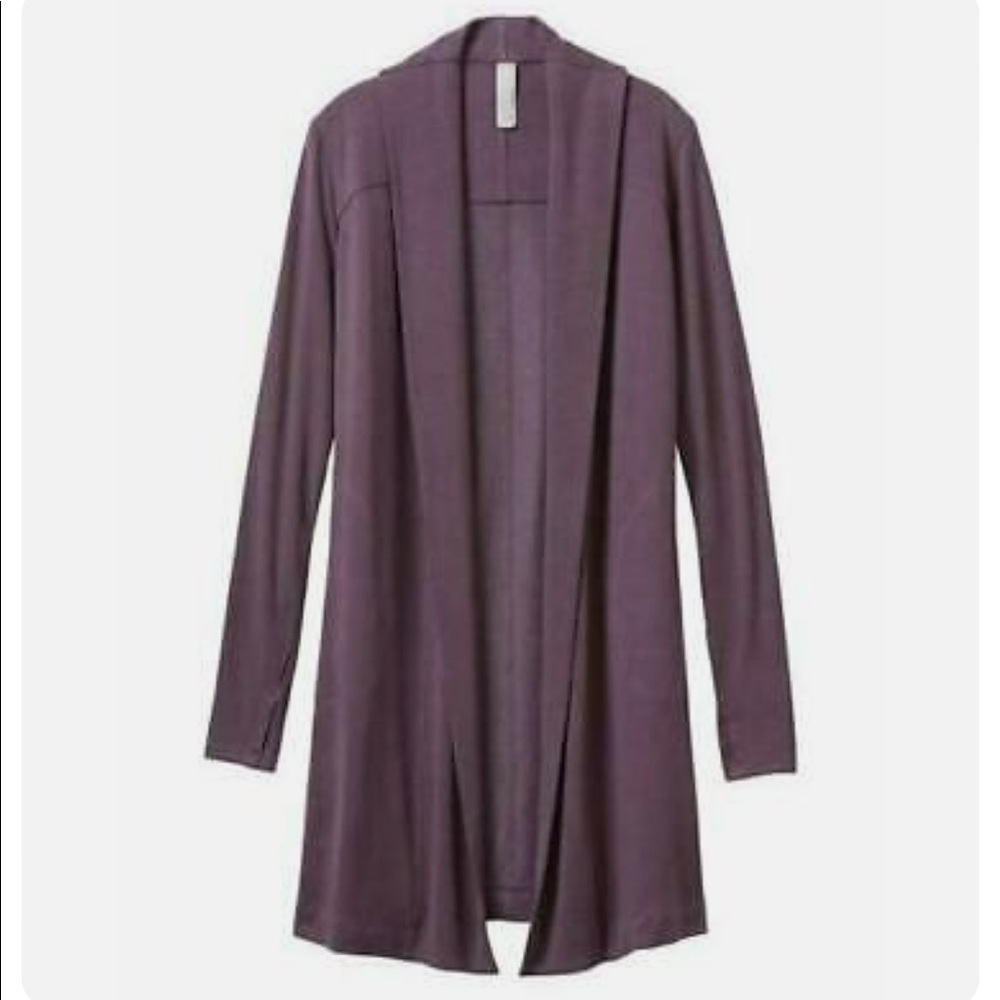 Athleta Compact Coaster Long Wrap Purple, size Medium Petite